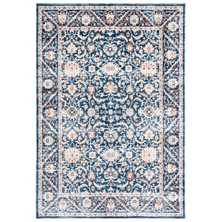 Safavieh 4 x 6 ft. Olympia 210N Power Loomed Rectangle Area Rug Navy & Ivory OPA210N-4